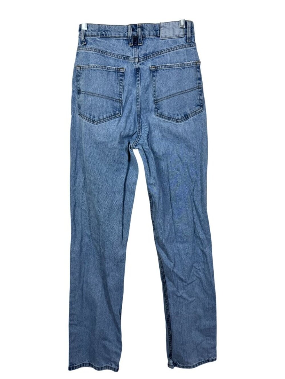 Collusion Dad Jeans Women size 26x36 (35) Tall Light Wash Denim Straight Leg